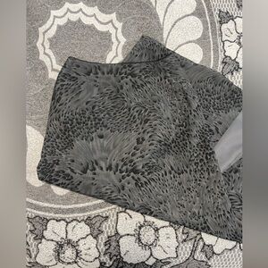 Black & Grey Vintage Midi Skirt